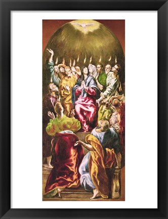 Framed Pentecost Print