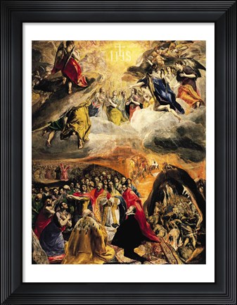 Framed Adoration of the Name of Jesus, c.1578 Print