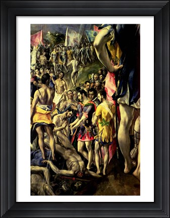 Framed Martyrdom of St. Maurice Print