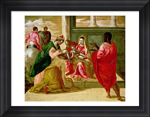 Framed Adoration of the Magi Print
