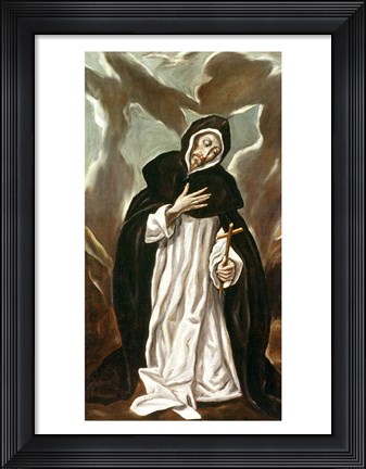 Framed St.Dominic of Guzman Print