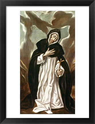 Framed St.Dominic of Guzman Print