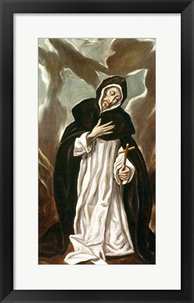 Framed St.Dominic of Guzman Print