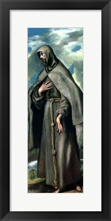 Framed St.Francis of Assisi Print