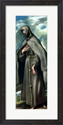 Framed St.Francis of Assisi Print
