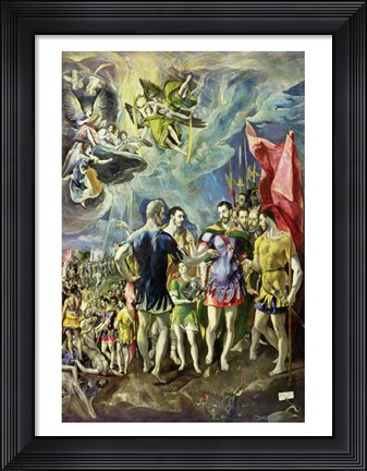 Framed Martyrdom of St. Maurice Print
