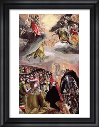 Framed Adoration of the Name of Jesus Print