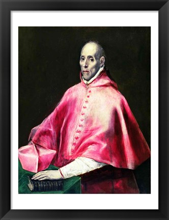 Framed Portrait of Cardinal Juan de Tavera Print