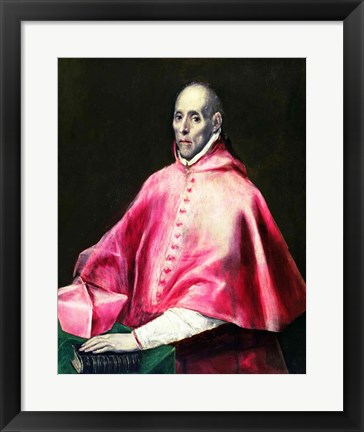 Framed Portrait of Cardinal Juan de Tavera Print