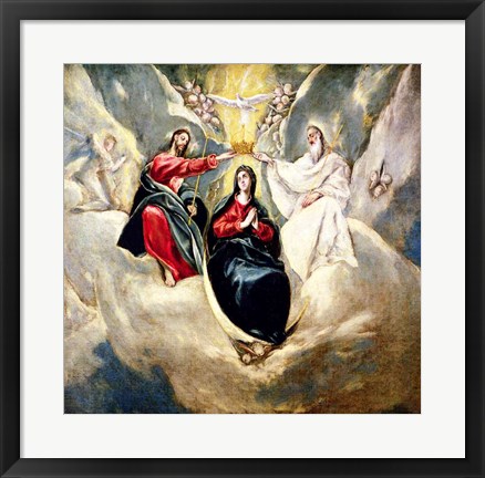 Framed Coronation of the Virgin Print