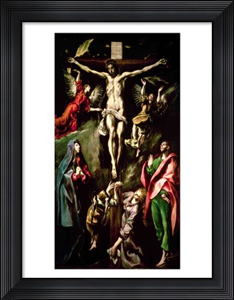 Framed Crucifixion Print
