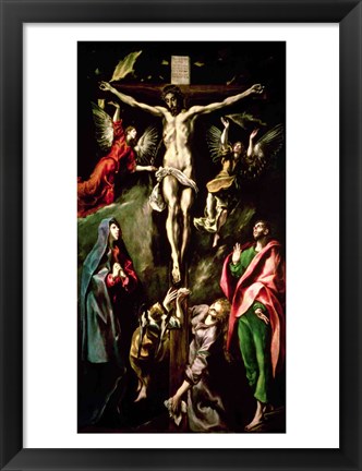 Framed Crucifixion Print