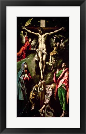 Framed Crucifixion Print