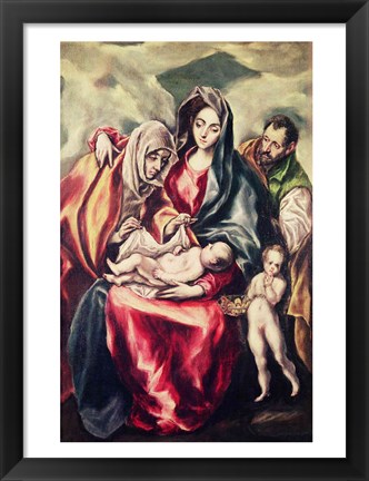 Framed Holy Family Print