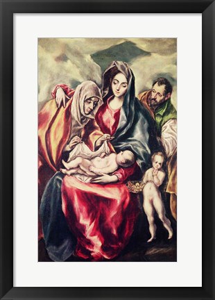 Framed Holy Family Print