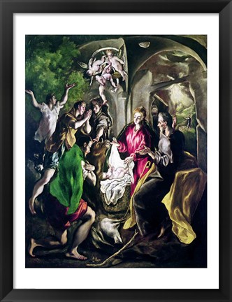 Framed Adoration of the Shepherds Print