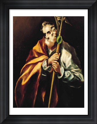 Framed St. Jude Thaddeus, 1606 Print
