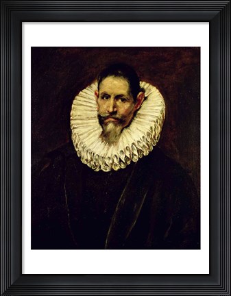 Framed Portrait of Jeronimo de Cevallos Print