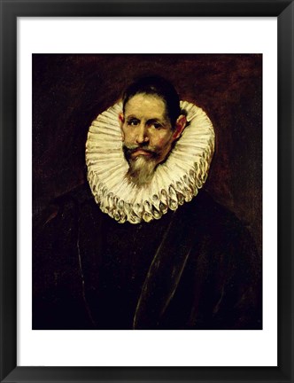 Framed Portrait of Jeronimo de Cevallos Print