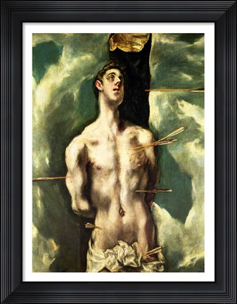 Framed St. Sebastian Print