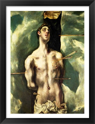 Framed St. Sebastian Print