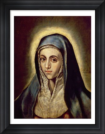 Framed Virgin Mary Print