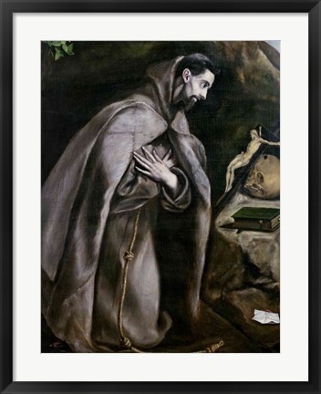 Framed St. Francis of Assisi Print