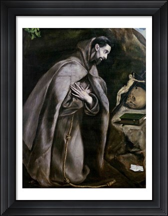 Framed St. Francis of Assisi Print