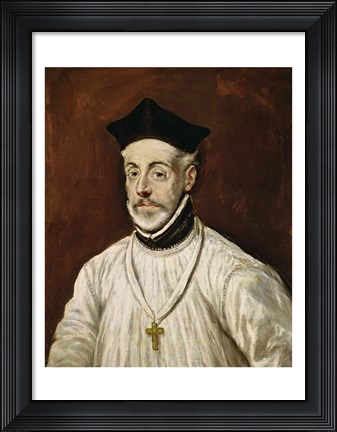 Framed Don Diego de Covarrubias y Leiva Print