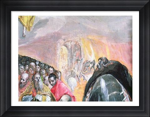 Framed Adoration of the Name of Jesus Print