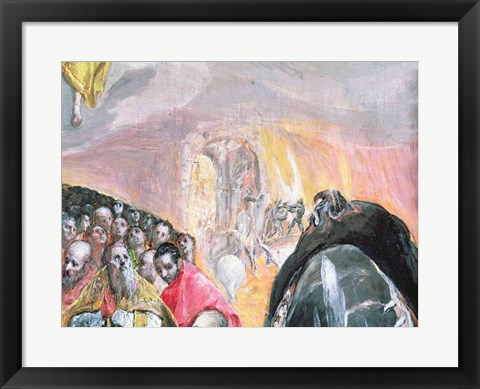 Framed Adoration of the Name of Jesus Print