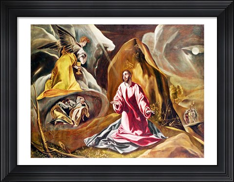 Framed Agony in the Garden of Gethsemane Print