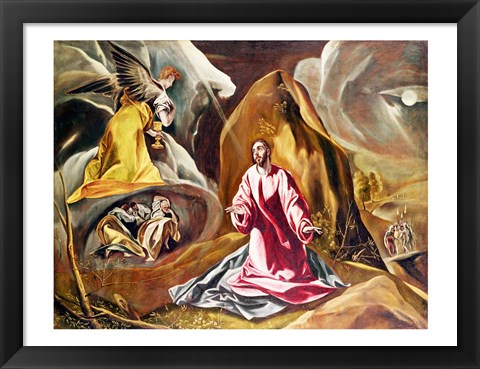 Framed Agony in the Garden of Gethsemane Print