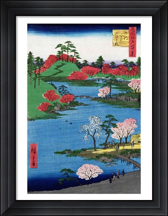 Framed Along the Riverbank Print