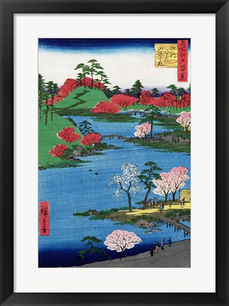Framed Along the Riverbank Print