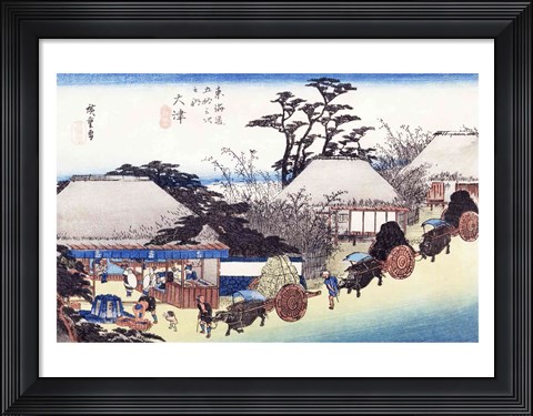 Framed Teahouse at the Spring Print