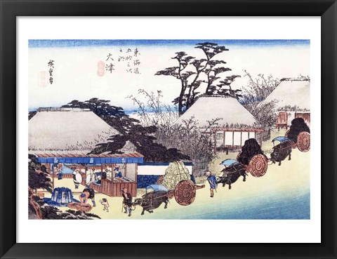 Framed Teahouse at the Spring Print