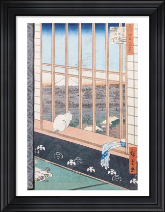 Framed Asakusa Rice Fields Print
