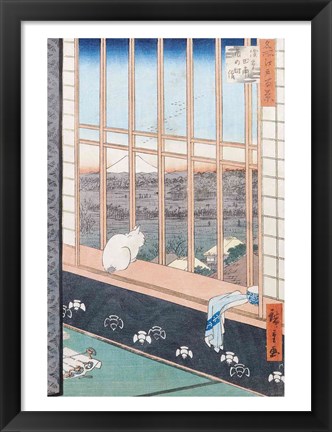 Framed Asakusa Rice Fields Print