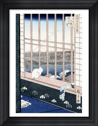 Framed Asakusa Rice Fields Print