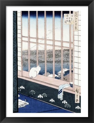 Framed Asakusa Rice Fields Print