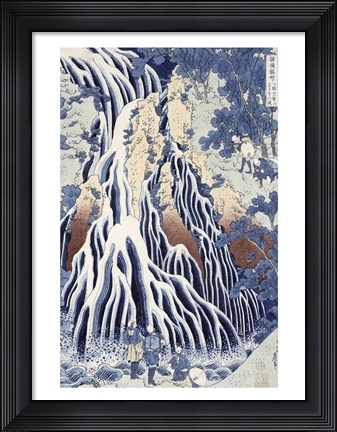 Framed Kirifuri Fall on Kurokami Mount Print