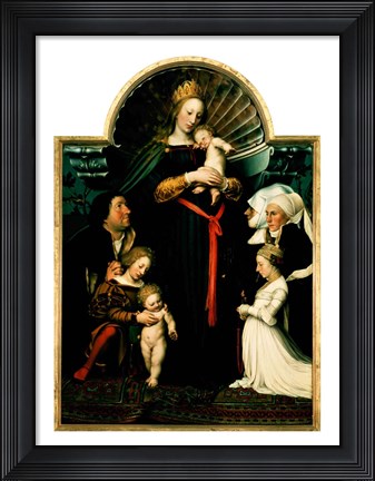 Framed Madonna of the Burgermeister Meyer Print