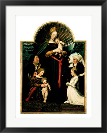 Framed Madonna of the Burgermeister Meyer Print