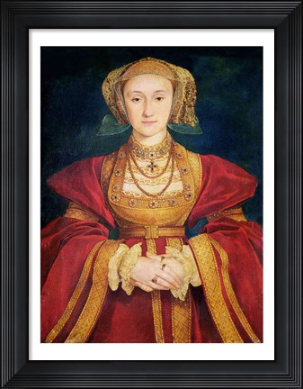 Framed Portrait of Anne of Cleves Print