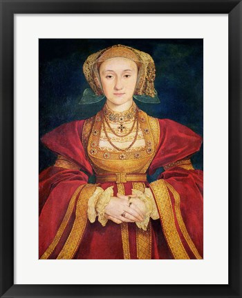 Framed Portrait of Anne of Cleves Print