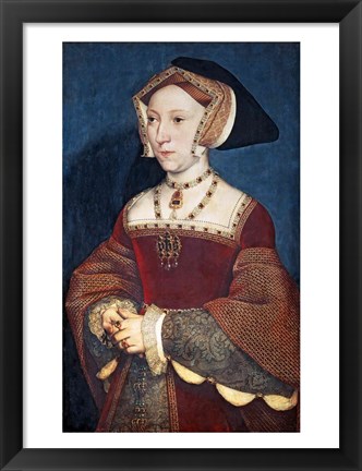 Framed Jane Seymour, 1536 Print