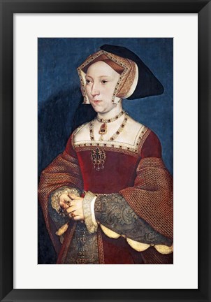 Framed Jane Seymour, 1536 Print