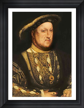 Framed Portrait of Henry VIII C Print