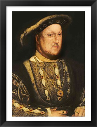 Framed Portrait of Henry VIII C Print